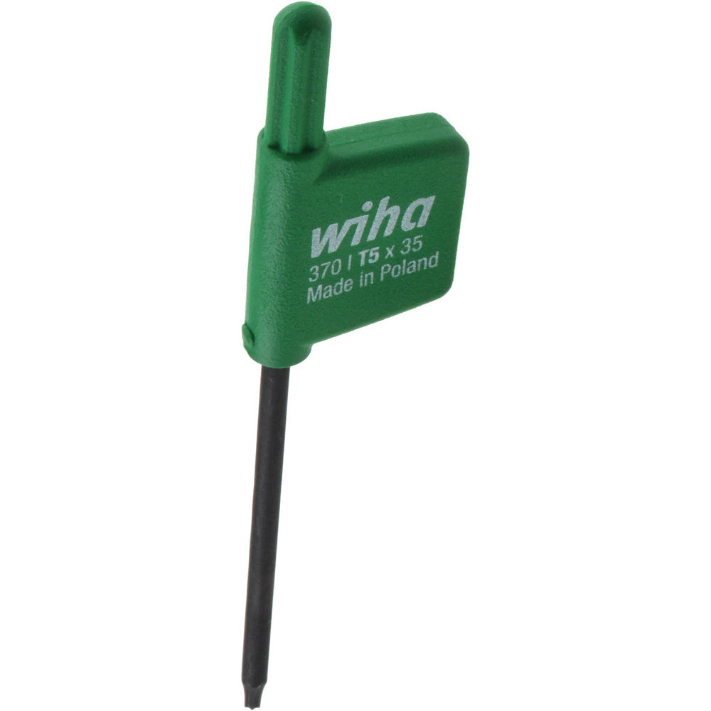 Wiha 37005 Torx Key Flag Handle, T5, 2.6" OAL