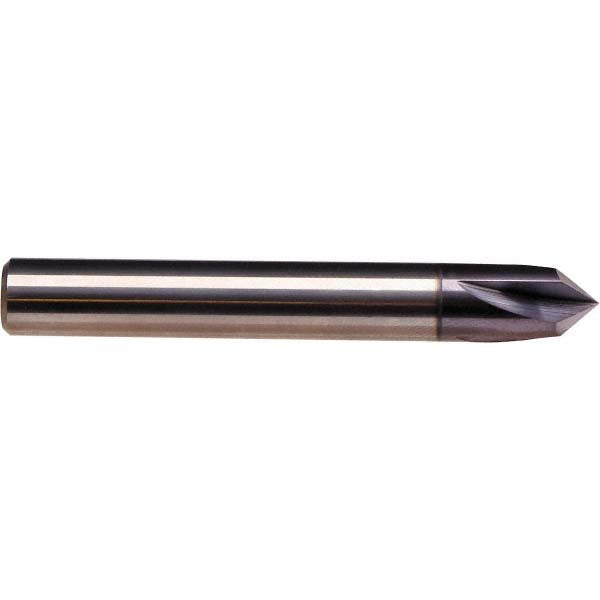 Emuge 1715A.090500 Chamfer Mill 4 Flutes, Solid Carbide