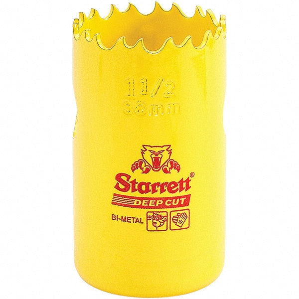 Starrett 00430 Hole Saw 1-1/2" Saw Dia, 2" Cut Depth