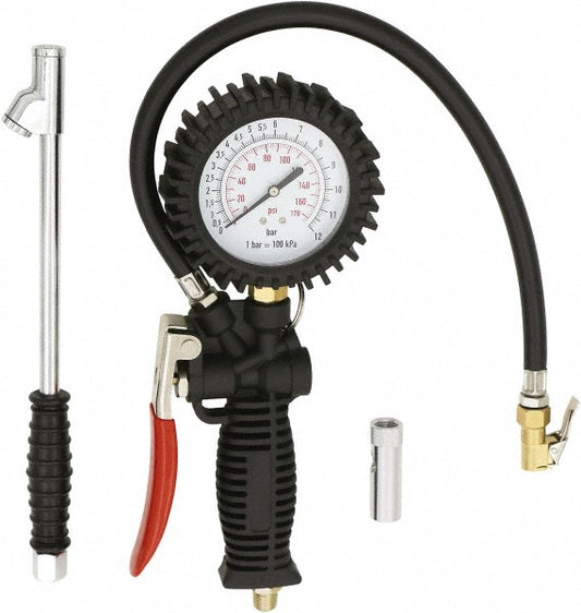 Milton EX536KIT 2 to 175 psi Dial Easy-Clip Tire Pressure Gauge