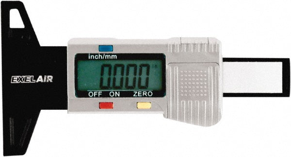 Milton EX448DIG Tire Tread Depth Gauge Accurate, Automatic Shut-Off, Car Safety & Maintece, Easy Push & Save Money, Use with Any Tire