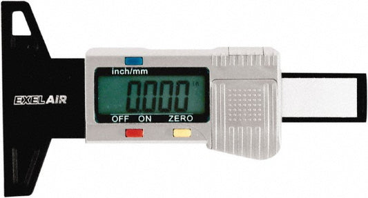 Milton EX448DIG Tire Tread Depth Gauge Accurate, Automatic Shut-Off, Car Safety & Maintece, Easy Push & Save Money, Use with Any Tire