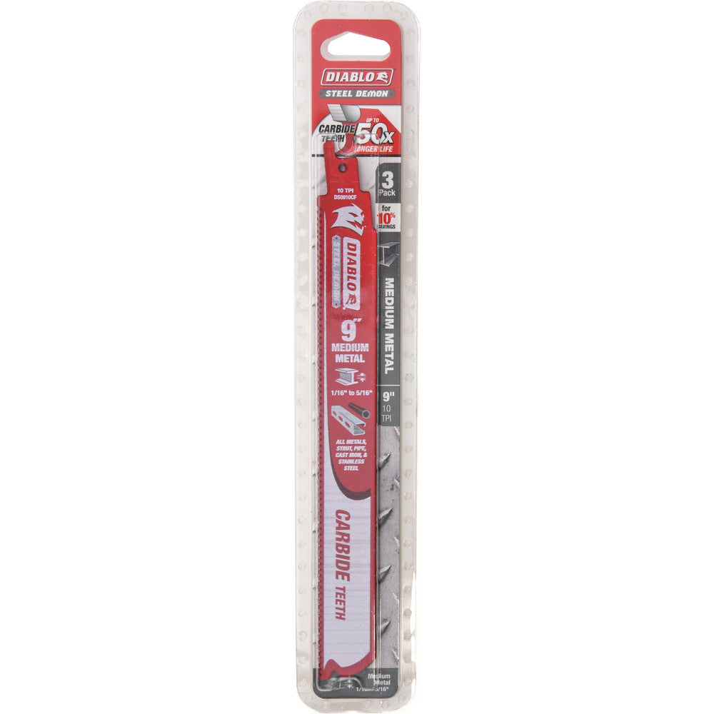 DIABLO DS0910CF3 Reciprocating Saw Blade Solid Carbide