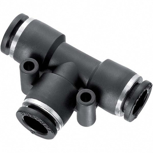 Prevost RPT ET4141 Push-to-Connect Tube Fitting Union Tee, 1/4" Thread, 1/4" OD