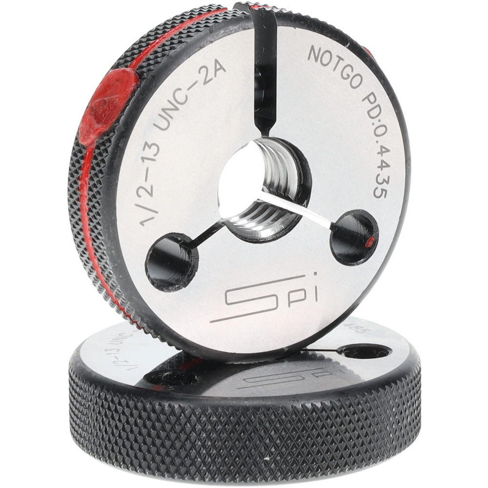 SPI 23-175-3 Threaded Ring Gage 1/2-13 Thread, Class 2A, Go & No Go