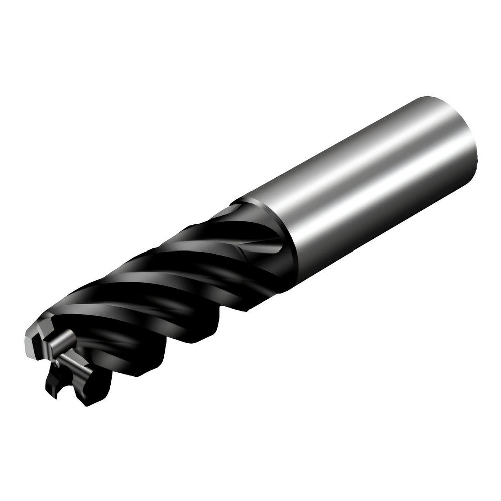 Sandvik Coromant 7419196 Corner Chamfer End Mill 3/8" Dia, 0.7811" LOC, 6 Flutes, Solid Carbide