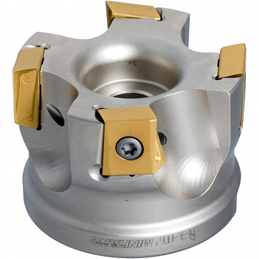 Iscar 3105213 2-1/2" Cut Dia, 1" Arbor Hole Dia, 0.63" Max Depth, Indexable Square-Shoulder Face Mill