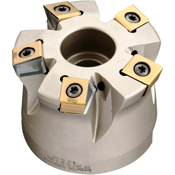 Iscar 3106063 Indexable High-Feed Face Mill 1.3 to 2" Cut Dia, 0.75" Arbor Hole