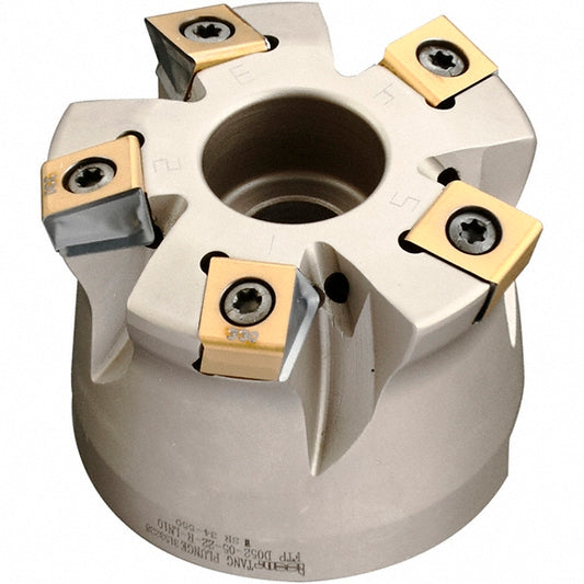 Iscar 3106063 Indexable High-Feed Face Mill 1.3 to 2" Cut Dia, 0.75" Arbor Hole