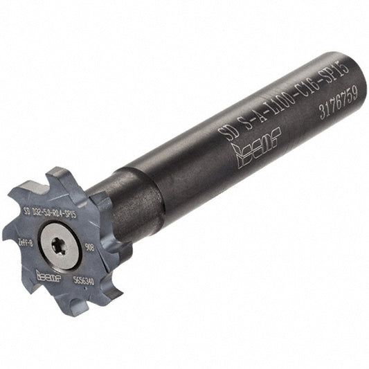 Iscar 3110818 Replaceable Tip Milling Shank Series T-Slot, 0.91" Projection, 3/4" Stepped Shank