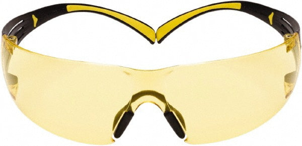 3M 7100158219 Safety Glass SecureFit, Amber Lenses, Anti-Fog, ANSI Z87.1-2015