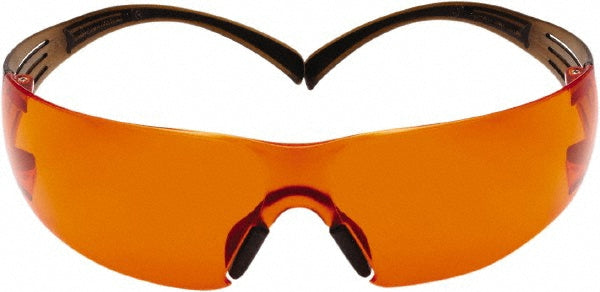 3M 7100158220 Safety Glass SecureFit, Orange Lenses, Anti-Fog, ANSI Z87.1-2015