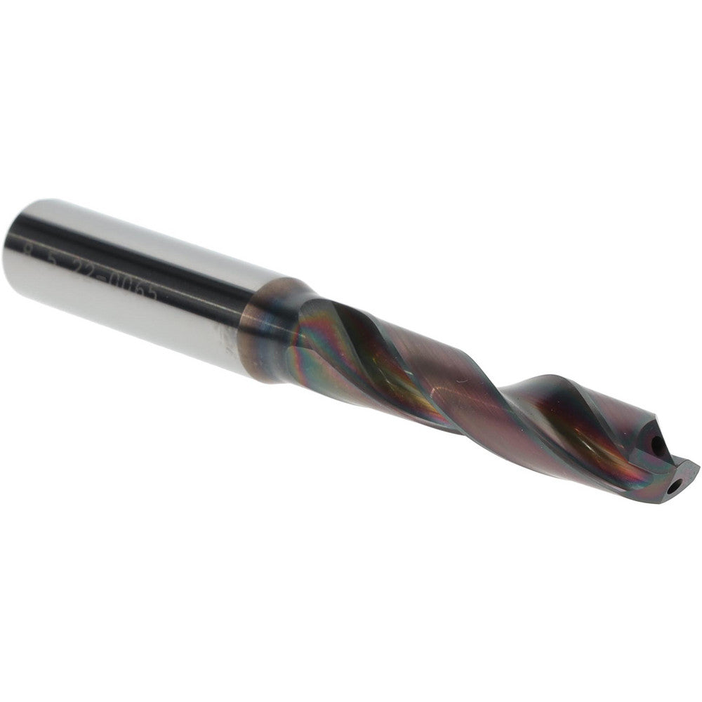 OSG HP253-3346 Screw Machine Length Drill Bit 8.50 mm Dia, 140 deg Point, Solid Carbide