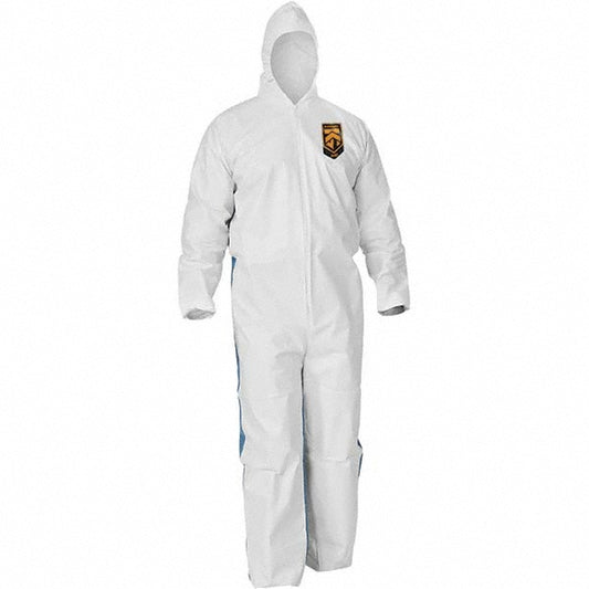 KleenGuard 37164 Disposable Coveralls Size 2X-Large, SMS, Zipper Closure