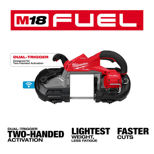 Milwaukee Tool 2929S-20 Cordless Portable Bandsaws Voltage 18.00  Maximum Depth of Cut (Decimal Inch) 5 x 5 (Rectangular)  Low Speed (SFPM) 550  Cutting Capacity - Round 5  Cutting Capacity - Rectangular 5  Number Of Speeds Variable Speed