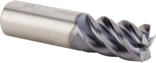 Kennametal 4048648 Square End Mill 5/8'' Dia, 3/4'' LOC, 5/8'' Shank Dia, 3'' OAL, 5 Flutes, Solid Carbide