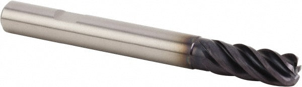 Kennametal 3524542 Corner Radius End Mill 6 mm Dia, 13.00 mm LOC, 0.20 mm Radius, 5 Flute, Solid Carbide