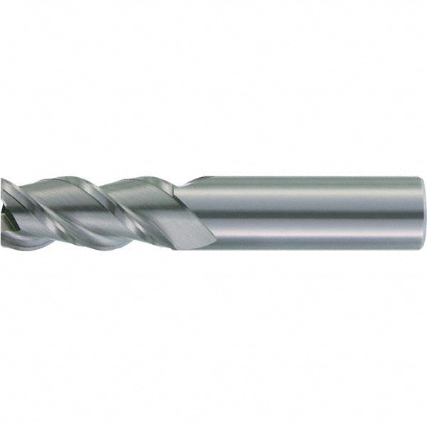 Kennametal 3658838 Corner Radius End Mill 1/2" Dia, 2" LOC, 0.06" Radius, 3 Flutes, Solid Carbide
