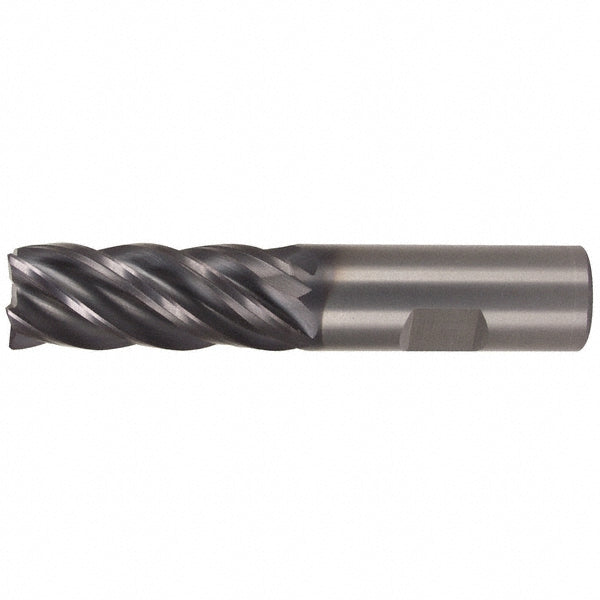 Kennametal 3580834 Corner Radius End Mill 1" Dia, 1-3/4" LOC, 0.12" Radius, 5 Flutes, Solid Carbide