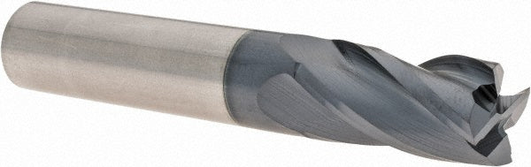 Htc Tool & Cutter Co. 130-4500 Square End Mill 1/2" Dia, 1" LOC, 4 Flute, Solid Carbide