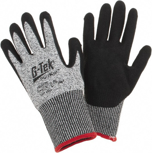 PIP 16-350/S Cut, Puncture & Abrasion-Resistant Gloves G-Tek® 16-350, Size Small, ANSI Cut A4, ANSI Puncture 3, Nitrile, PolyKor