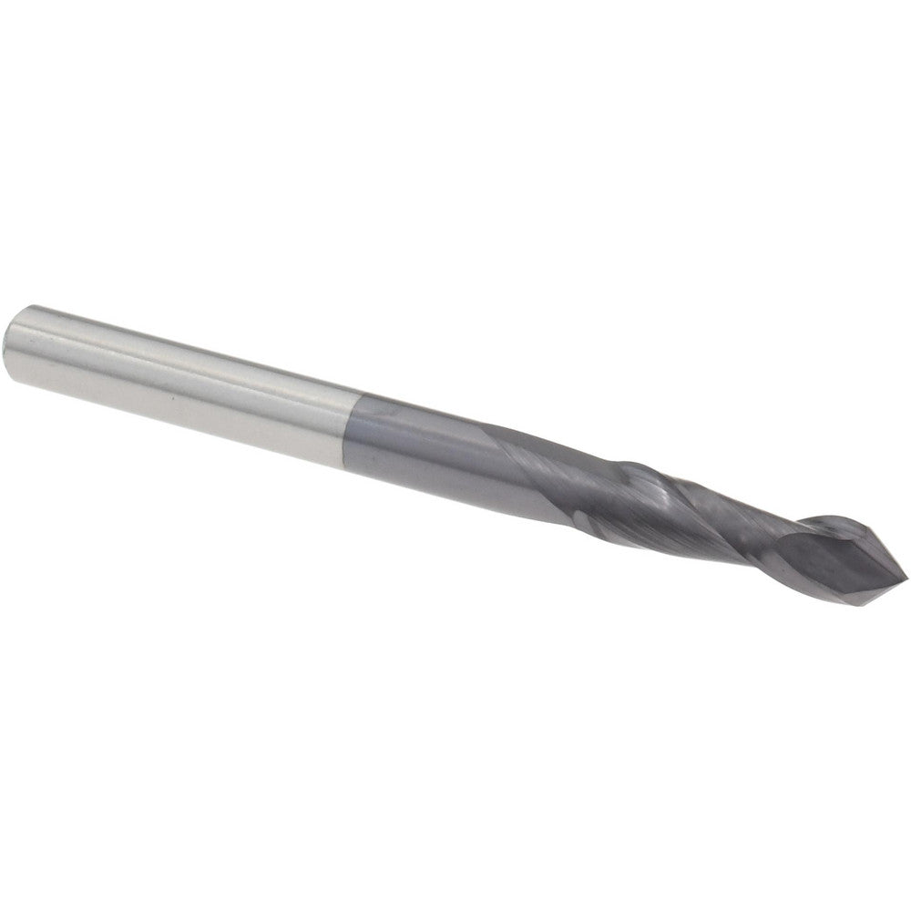 Harvey Tool 949408-C3 Drill Mill 1/8" Dia, 1/2" LOC, 2 Flutes, 82 &deg Point, Solid Carbide