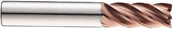 Kyocera SGS Precision Tools 37006 Square End Mill 3/16'' Dia, 1/2'' LOC, 3/16'' Shank Dia, 2'' OAL, 5 Flutes, Solid Carbide