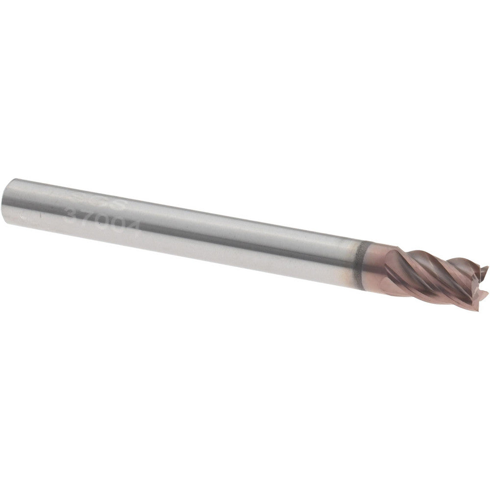 Kyocera SGS Precision Tools 37004 Roughing End Mill 3/16" Dia, 5 Flutes, Single End, Solid Carbide