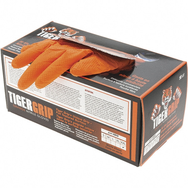 TigerGrip 8846 Size 2XL, 7 mil, Powder Free Nitrile Disposable Gloves