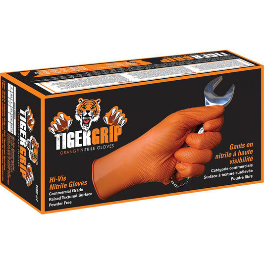 TigerGrip 8843 Disposable Gloves Medium, 7 mil Thick, Nitrile