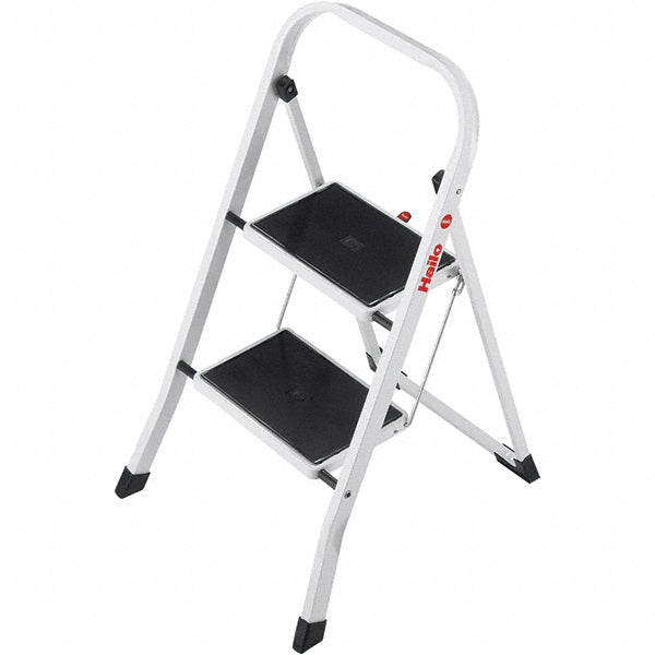 Hailo 9204015095 2-Step Steel Step Ladder EN14183