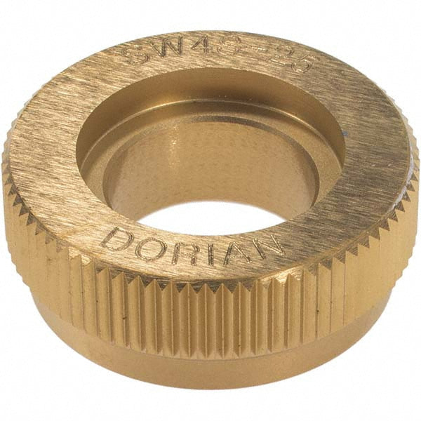 Dorian Tool 73310128034 Beveled Face Knurl Wheel 1" Dia, 90 &deg Tooth Angle, 25 TPI, Straight, High Speed Steel