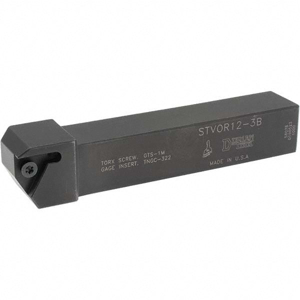 Dorian Tool 73310158078 Indexable Threading Toolholder External, Right Hand, Uses 332 Inserts, 3/4 x 3/4" Shank