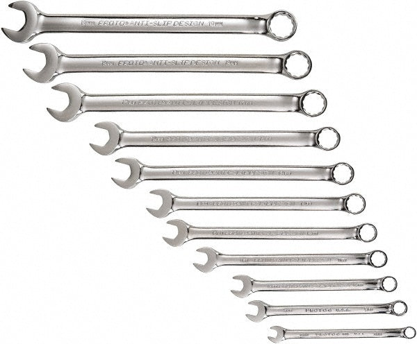 Proto J1200HM11T5 Combination Wrench Set 11 Pc, Metric