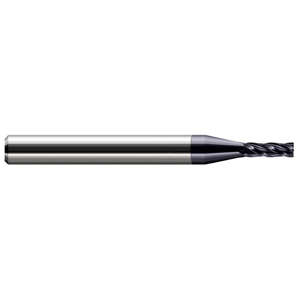 Harvey Tool 73080-C3 Square End Mill 0.0800" Dia, 0.2400" LOC, 4 Flute, Solid Carbide