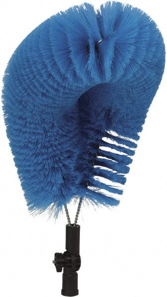 Vikan 53713 Pipe Exterior Brush, 20.9", Soft, Blue, For use with all Vikan standard and telescopic handles