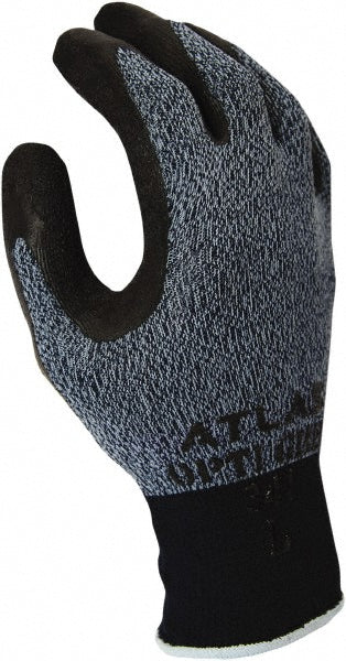 SHOWA 341L-08 General Purpose Work Gloves Large, Rubber Coated, Nylon