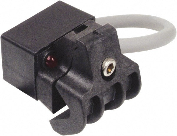 Canfield Connector 710-000-004 Air Cylinder Reed Switch, MOV, LED, 2 Wire 2 to 6" Bore, Polyvinylchloride, Use with Tie-Rod Cylinders