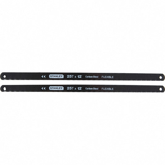 Stanley 15-924A 12" 24 TPI Carbon Steel Hand Hacksaw Blade