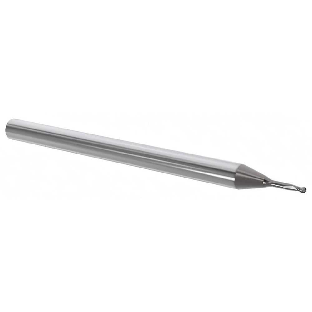 Seco 03215396 Ball End Mill 0.039" Dia, 0.04" LOC, 2 Flute, Solid Carbide