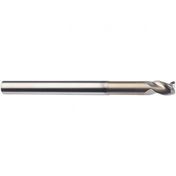 Kyocera SGS Precision Tools 44845 Corner Radius End Mill 6 mm Dia, 24 mm LOC, 0.0394" Radius, 3 Flutes, Solid Carbide