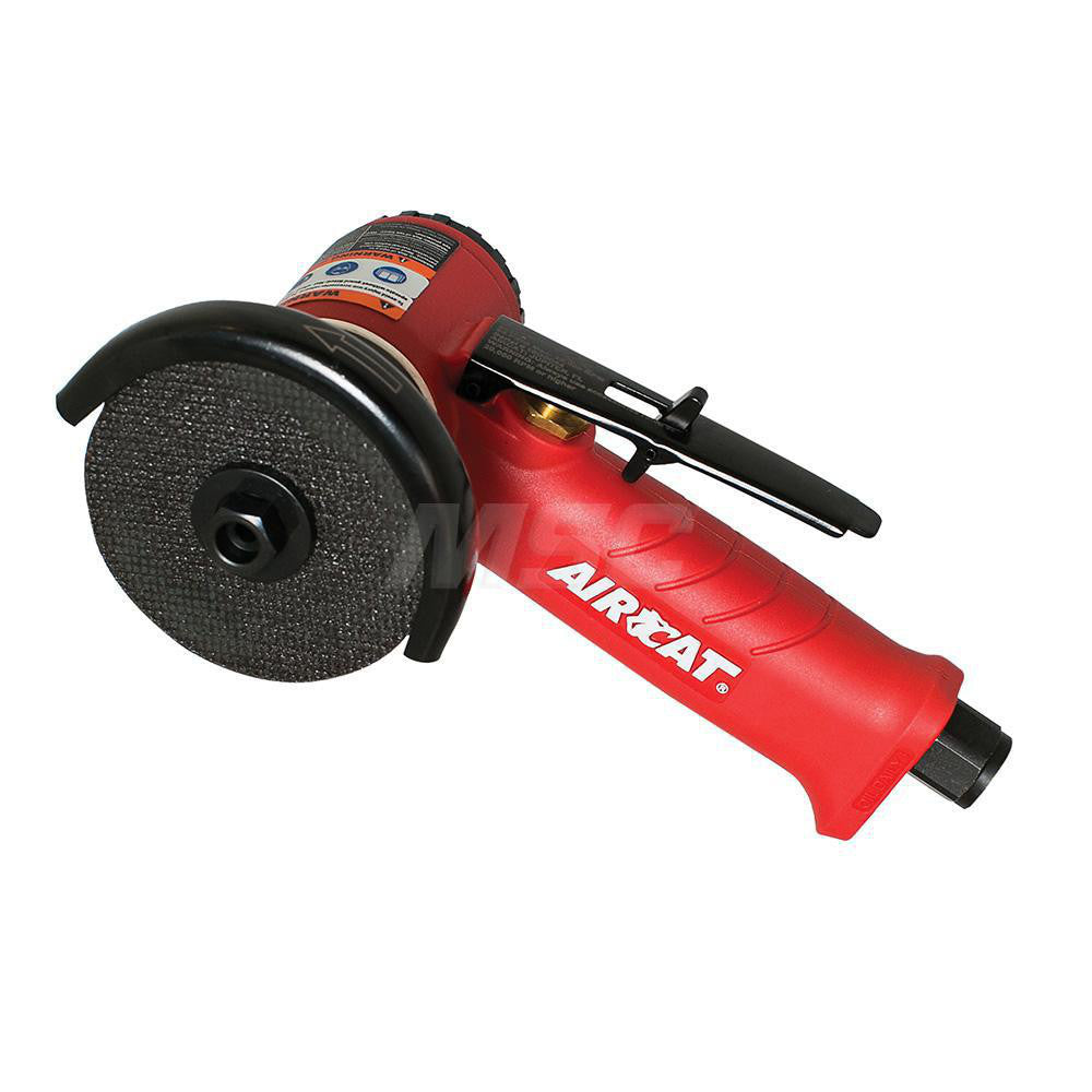 AIRCAT 6525-A Cut-Off Tools & Cut-Off-Grinder Tools Type of Power Pneumatic Wheel Diameter 3 in Handle Type Inline Air Consumption 7.95 SCFM Speed (RPM) 18000 Air Inlet Size 1/4 NPT in Wheel Diameter (Inch) 3 Air Pressure 90.0 psi Exhaust Location Rea