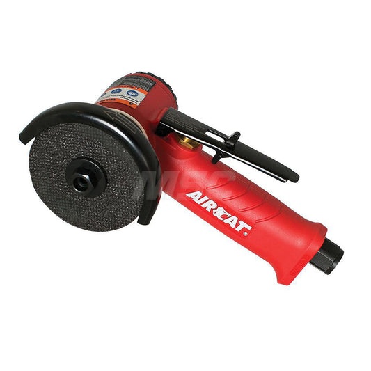 AIRCAT 6525-A Cut-Off Tools & Cut-Off-Grinder Tools Type of Power Pneumatic Wheel Diameter 3 in Handle Type Inline Air Consumption 7.95 SCFM Speed (RPM) 18000 Air Inlet Size 1/4 NPT in Wheel Diameter (Inch) 3 Air Pressure 90.0 psi Exhaust Location Rea