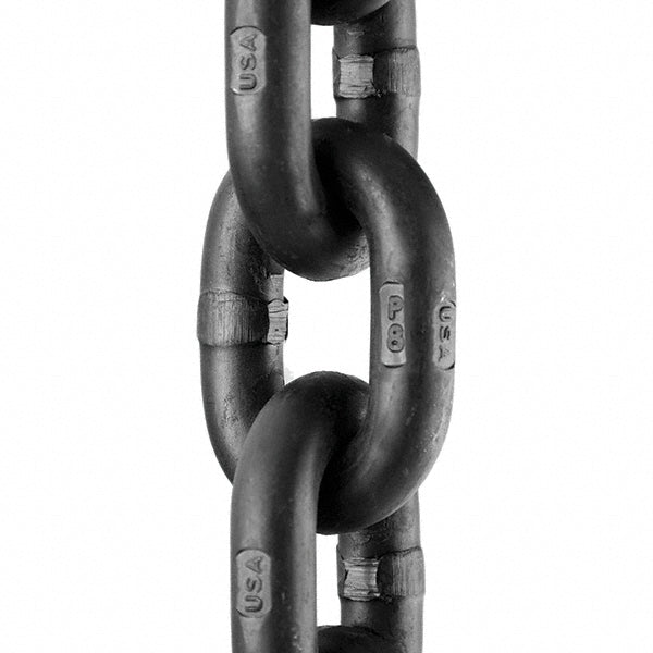 Peerless Chain 5050310 Welded Chain Load Capacity (Lb. - 3 Decimals) 4500 Product Service Code 4010 Material Grade 80 Link Type Alloy Chain Chain Grade 80 For Lifting Yes Overall Length 10 cm 10 yd 10 ft 10 mm 10 m 10 in Type Alloy Chain Inside Length 0.9