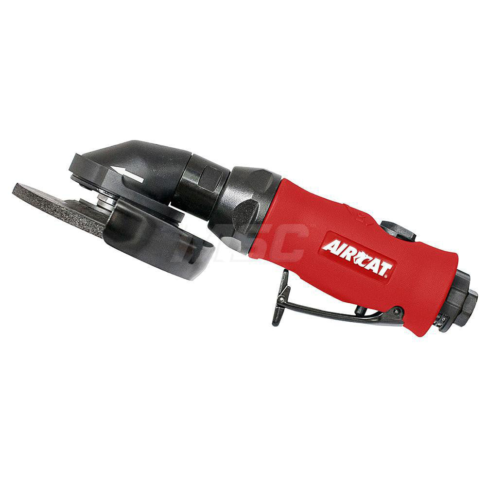 AIRCAT 6340-A 4-1/2" Wheel Diam, 11000 RPM, Corded Angle Grinder