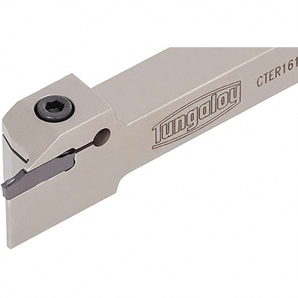 Tungaloy 6880647 Indexable Grooving-Cutoff Toolholder CTER16-3T25, 0.118" Min Groove Width, 0.984" Max Depth of Cut, Right Hand