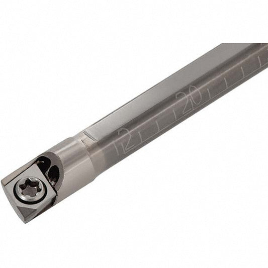 Tungaloy 6862270 Indexable Boring Bar A04F-SEXPR03-D045, 4.50 mm Min Bore, Right Hand, 4.00 mm Shank Dia, 100 deg Lead, Steel (Shank)