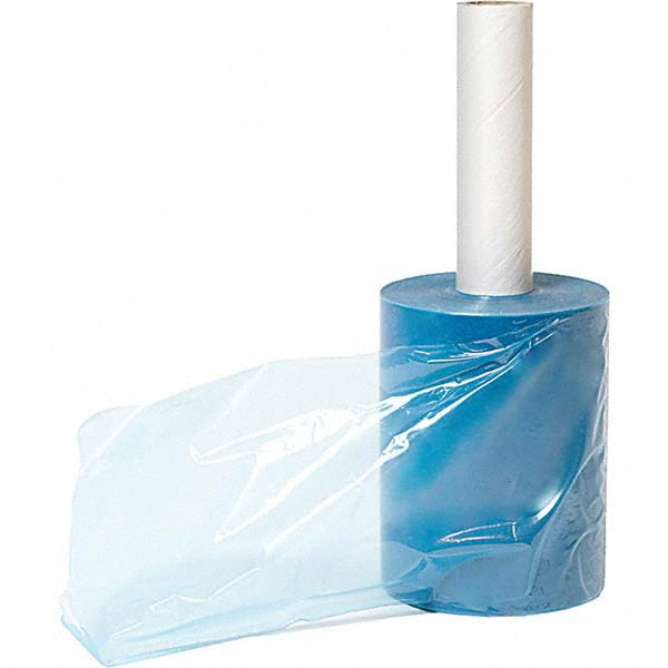 Armor Protective Packaging PSF100B05900H ARMOR POLY VCI Hand Strech Film 100 Gauge 5" x 900 ft w/Handle Blue