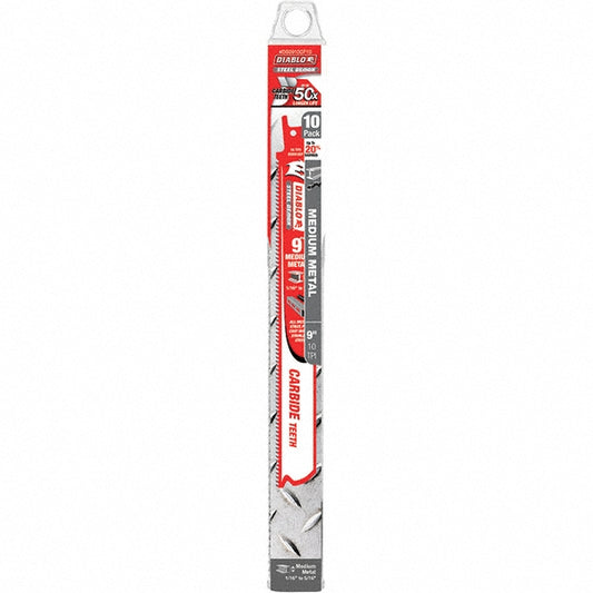 DIABLO DS0910CF10 Reciprocating Saw Blade Solid Carbide