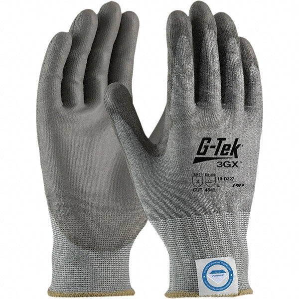 PIP 19-D327/L Cut, Puncture & Abrasion-Resistant Gloves G-Tek® 19-D327, Size Large, ANSI Cut A3, ANSI Puncture 2, Polyurethane, Dyneema Diamond